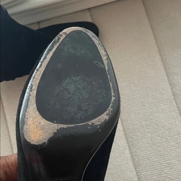 Burberry Black Heeled Boots